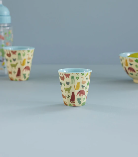 Kinderbecher Melamin 160ml Dusty Blue Rice by Rice Robust