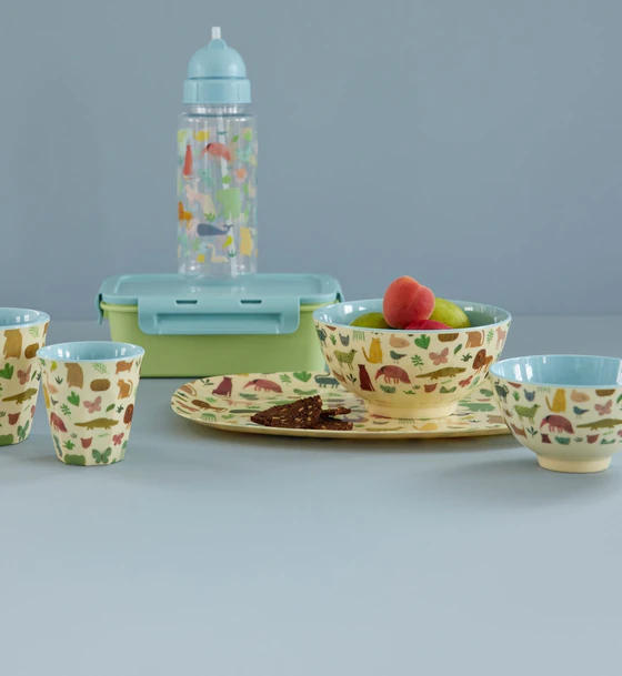 Kleine Schale Melamin 300 ml Staubiges Blau Rice by Rice