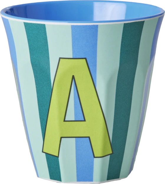 Melamin-Trinkbecher Rice by Rice 250 ml Streifen BPA-frei