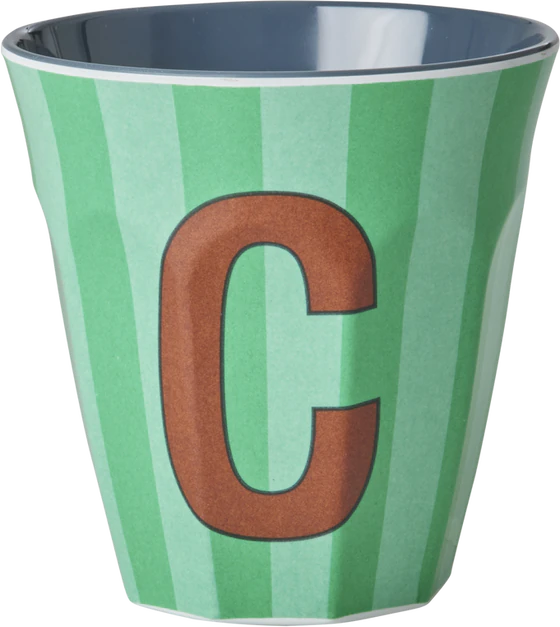 Melamin-Trinkbecher Rice by Rice C Streifen 250 ml robust