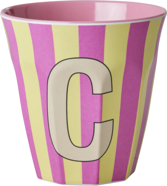 Melamin-Trinkbecher Rice by Rice 250 ml gestreift BPA-frei