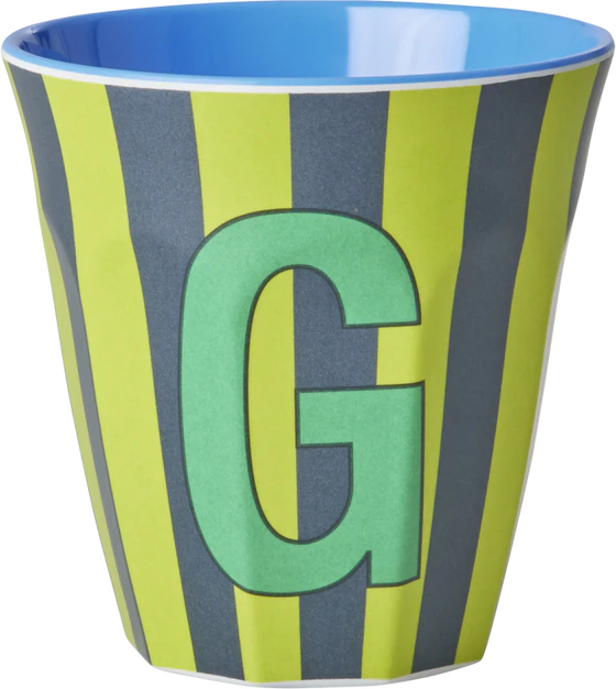 Melamin-Trinkbecher Rice by Rice 250ml G Streifen bruchfest