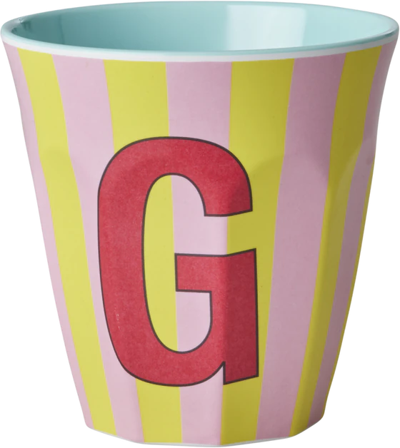 Melamin-Trinkbecher Rice by Rice G Streifen 250ml BPA-frei