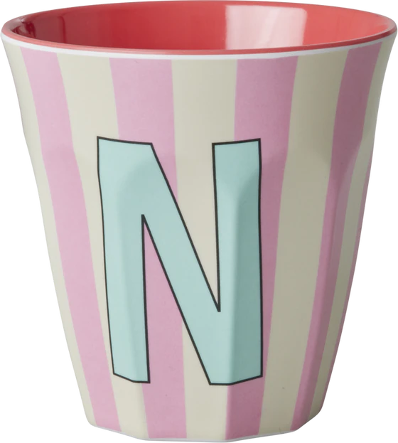 Melamin-Trinkbecher N Streifen 250ml Rice by Rice bruchfest