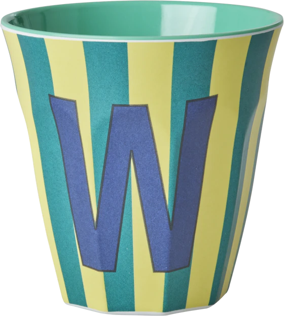 Melamin-Trinkbecher W Streifen 250ml Rice by Rice robust