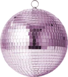 Dekorativer Disco-Ball Soft Pink Large – Rice by Rice Spiegel-Effekt