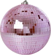 Dekorativer Disco-Ball Soft Pink Large – Rice by Rice Spiegel-Effekt