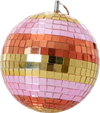 Dekorativer Spiegel-Disco-Ball Medium Rice by Rice – Handgefertigt, Unikat