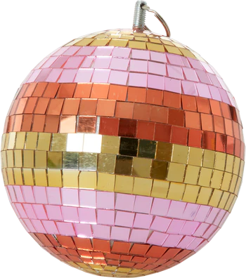 Dekorativer Spiegel-Disco-Ball Medium Rice by Rice – Handgefertigt, Unikat