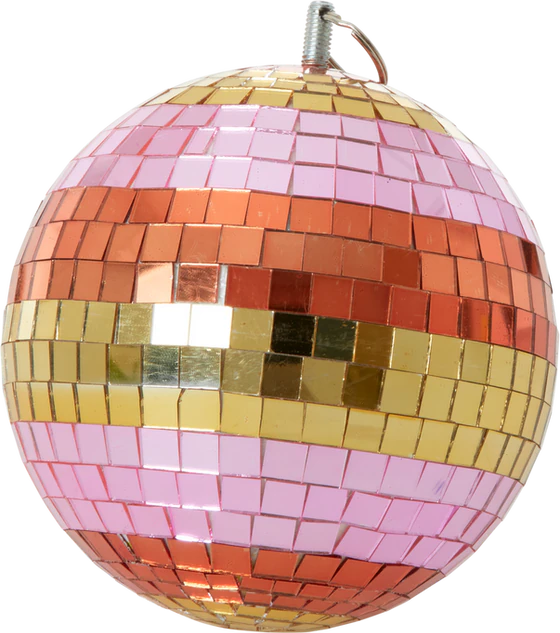 Dekorativer Spiegel-Disco-Ball Medium Rice by Rice – Handgefertigt, Unikat