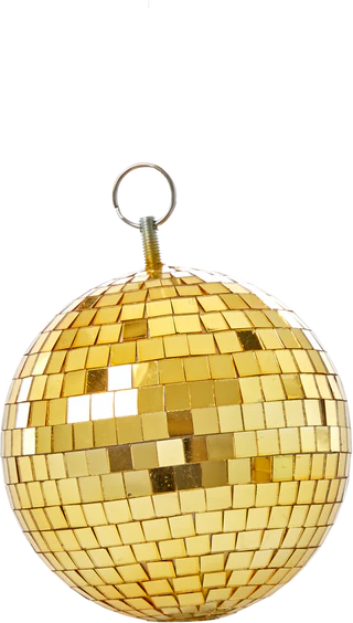 Discokugel Gold Medium Rice by Rice – Leicht & Handgefertigt