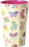 Trinkbecher Melamin 400ml Schmetterlings-Print Rice by Rice