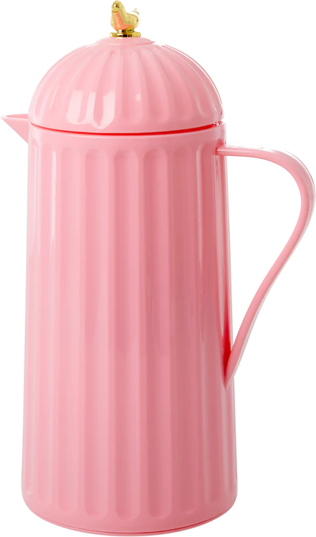 Isolierkanne 1L Bubblegum Pink Gold Vogel Rice by Rice