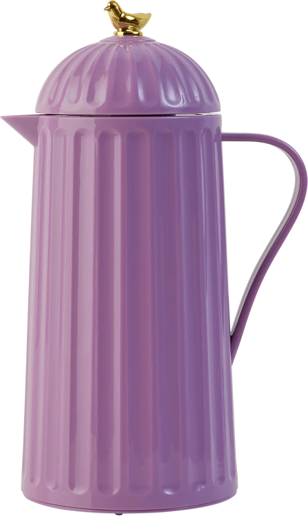 Isolierkanne Rice by Rice Lavendel 1L Gold Vogel Design