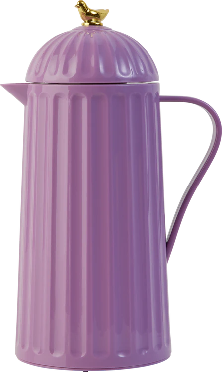 Isolierkanne Rice by Rice Lavendel 1L Gold Vogel Design