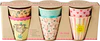 Kinderbecher-Set Melamin Rice by Rice 250ml 6er Pack bunt