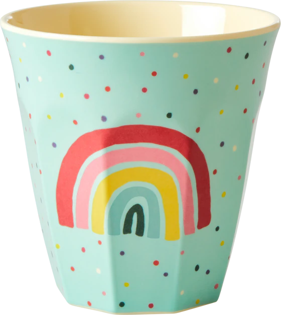 Kinderbecher-Set Melamin Rice by Rice 250ml 6er Pack bunt