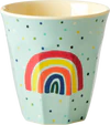 Kinderbecher-Set Rice by Rice Melamin 6er bunt 160 ml
