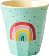 Kinderbecher-Set Melamin Rice by Rice 6er-Set 160ml bunt