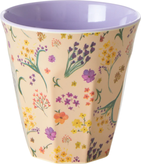 Melamin-Trinkbecher 250 ml Wildblumen Rice by Rice BPA-frei