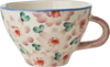 Keramik-Teetasse Rice by Rice 150 ml Handbemalt Rosa Blumen - Pink