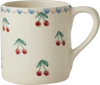 Keramikbecher Rice by Rice 420 ml Handbemalte Kirschen - Ceramic Mug with Hand-painted Cherries - 420 ml