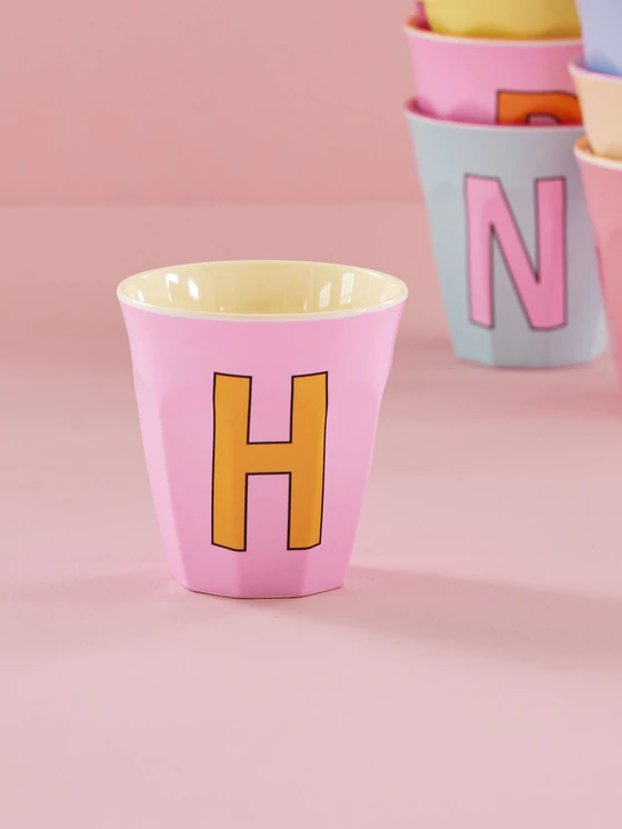 Melamin-Trinkbecher Kinder Rice by Rice Rosa H 9l