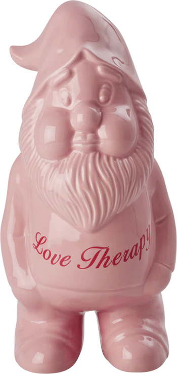 Dekorative Keramikfigur Soft Pink Gnom Large – Rice by Rice