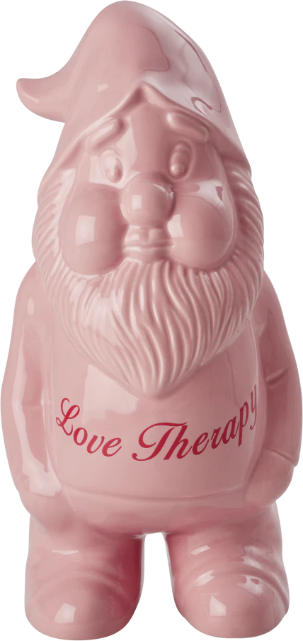 Dekorative Keramikfigur Soft Pink Gnom Large – Rice by Rice