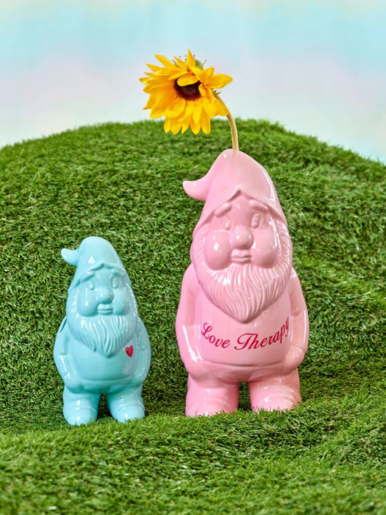 Dekorative Keramikfigur Soft Pink Gnom Large – Rice by Rice