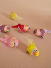 Dekovögel mit Clip Rice by Rice 6 Farben – Kreative Geschenkdeko